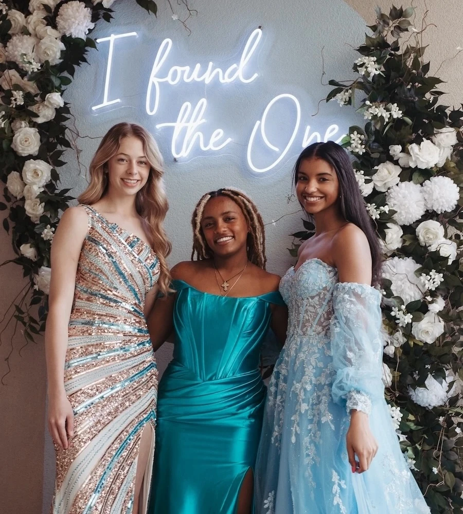 We'll register your prom and homecoming dress to ensure you are the only one wearing your dress at your school in Tyler Texas